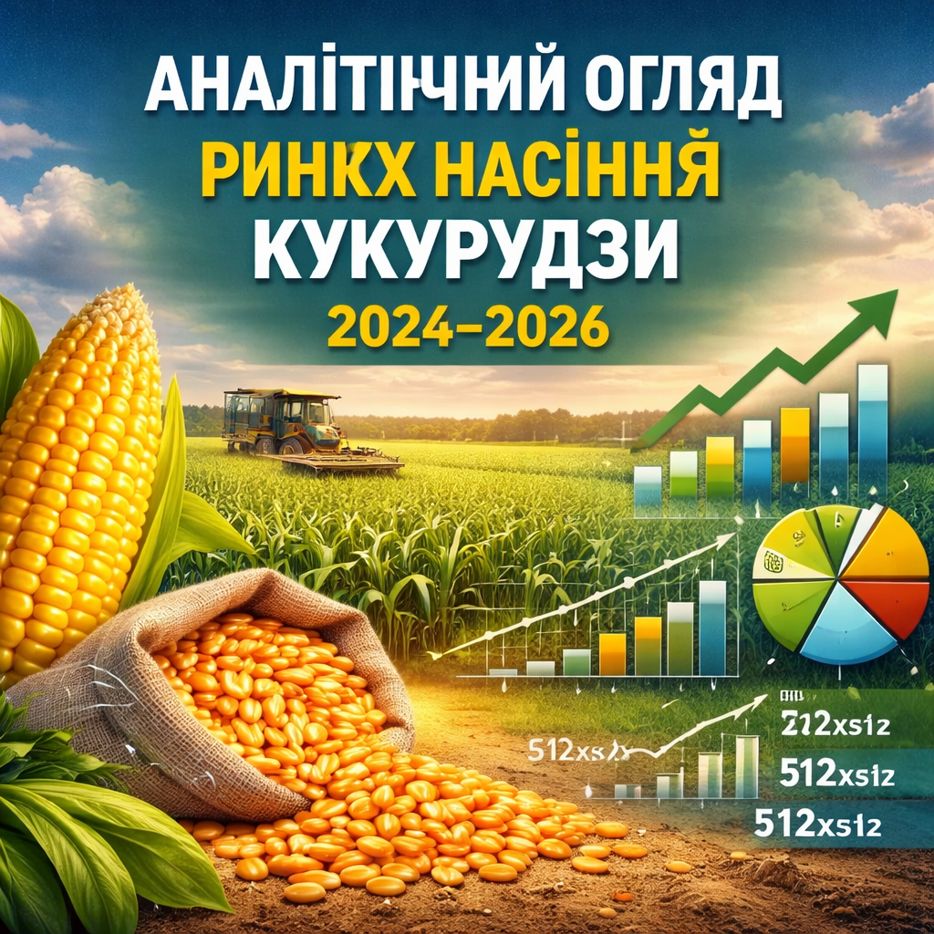 Аналітичний огляд ринку насіння кукурудзи 2024-2026.  Комплексний аналіз для керівників господарств