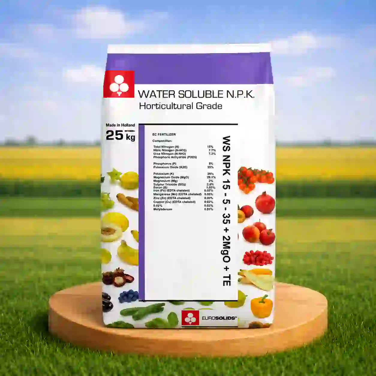Удобрение Van Iperen WS NPK 15-5-35+2MgO+ME